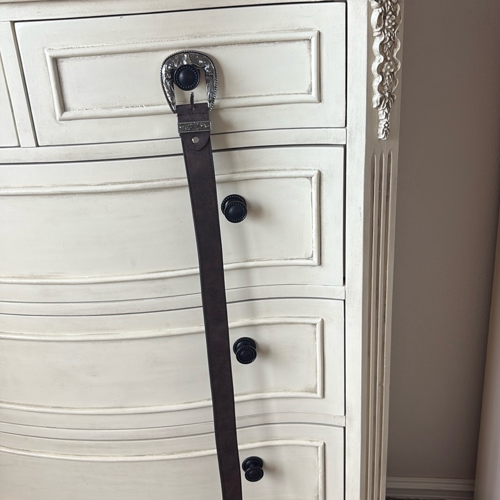 Brown cowgirl belt